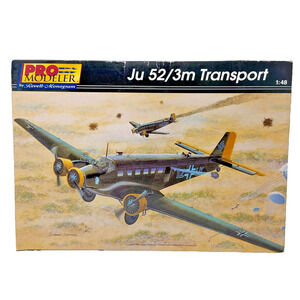 Pro Modeler Revell-Monogram 1/48 Ju 52/3m Transport Kit 85-5944 New Open Box